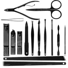 Professionelles Maniküre Set aus Edelstahl mit Lederetui