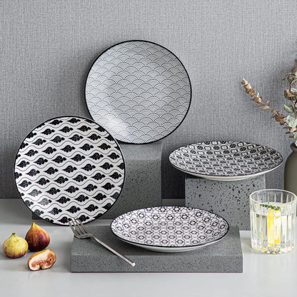 Vancasso Haruka 4-tlg. Porzellan Dessertteller Set Ø 21,5cm