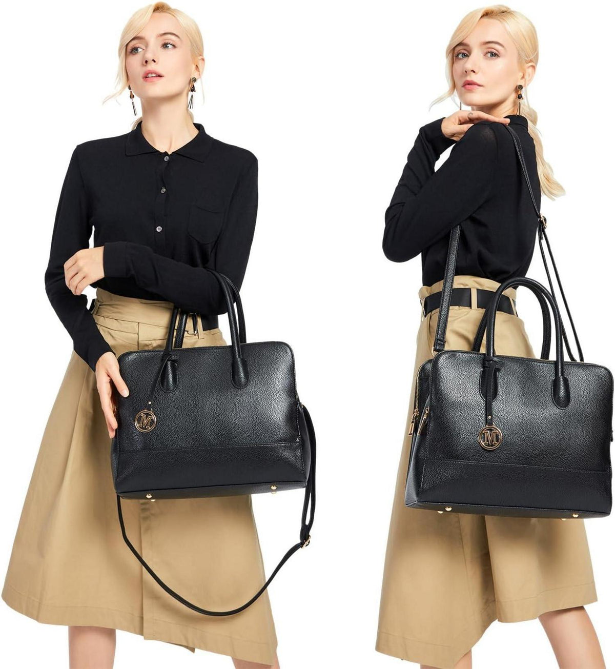 Aktentasche Handtasche 13 Zoll Laptoptasche Schultertasche elegante