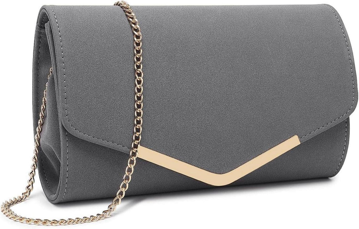 Elegante Damen Abendtasche mit Kettentasche und Magnetverschluss