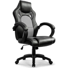 WM Heart Gaming Stuhl Bürostuhl Gamer Stuhl Drehstuhl Grau