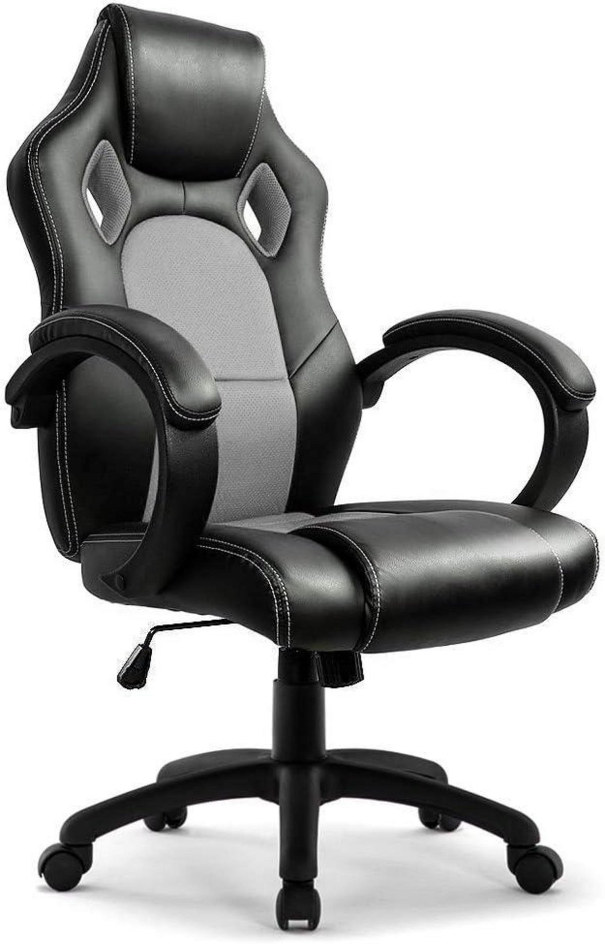 Ergonomischer Gaming Stuhl Bürocomputer Rennstuhl Grey