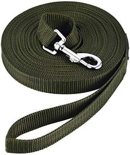 Schleppleine für Hunde Trainingsleine Nylon 20m Green