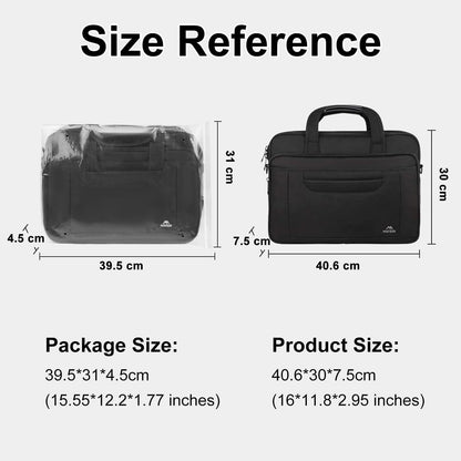 Laptoptasche 15,6 Zoll Schwarz Aktentasche Business