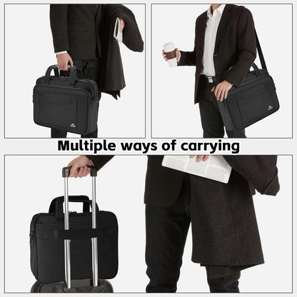 Laptoptasche 15,6 Zoll Schwarz Aktentasche Business