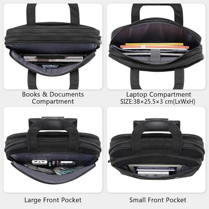 Laptoptasche 15,6 Zoll Schwarz Aktentasche Business