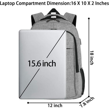 Reise Laptop Rucksack 15.6 Zoll USB Ladeanschluss