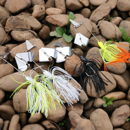 Buzzbait Spinnerbait Topwater Köder Barsch Hecht Angeln 4er