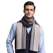 Herren Schal aus 100% australischer Merinowolle, warm & weich