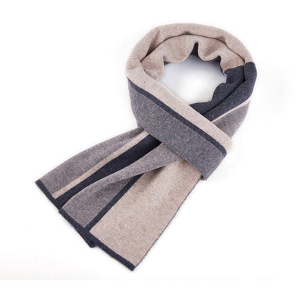 Herren Schal aus 100% australischer Merinowolle, warm & weich
