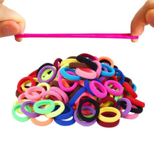 200 Mini Haargummis Elastische Haarbänder Pferdeschwanz