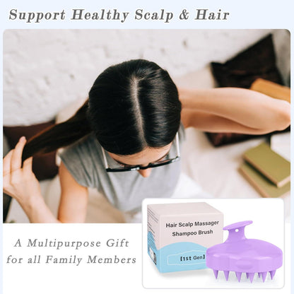 Kopfhaut Massagebürste Shampoo Haarbürste Nass Trocken Peeling Haarwachstum