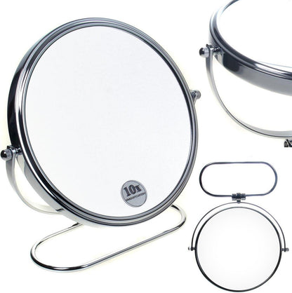 Faltbarer Tischspiegel 10x Vergrößerung 8 inch Standspiegel