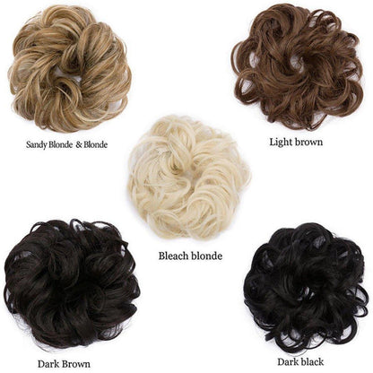 Voluminöses Haarverlängerung Haargummi – Sandblond