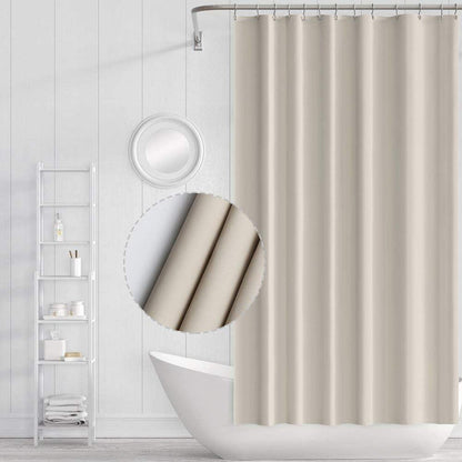 Duschvorhang Beige Anti-schimmel Wasserdicht 180x180cm