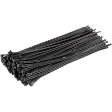 Wiederverschließbare Kabelbinder Schwarz 300mm - 100er Set