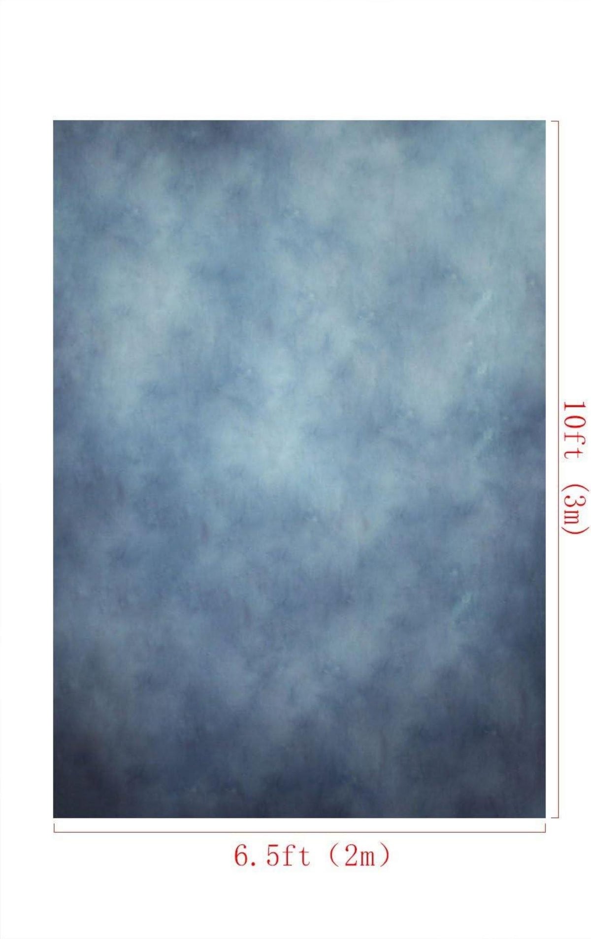 Samttextur Fotografie Hintergrund Blau 2x3m Mikrofaser Baby Leinwand