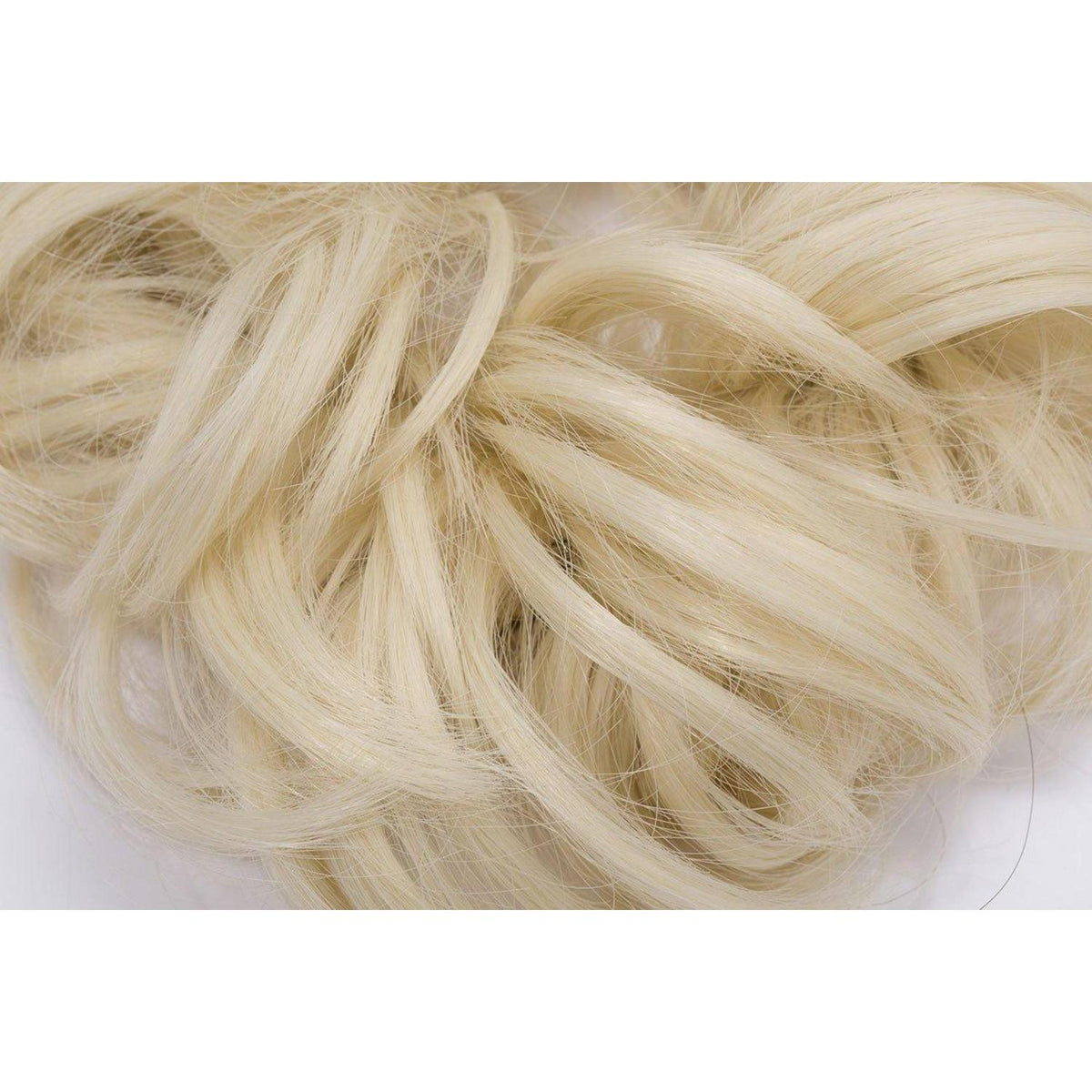 Voluminöser Haargummi Bleichblond - Haarverdichtung 30g
