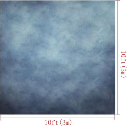 Fotografie Hintergrund Blau Mikrofaser 3x3m Porträt Baby Requisiten