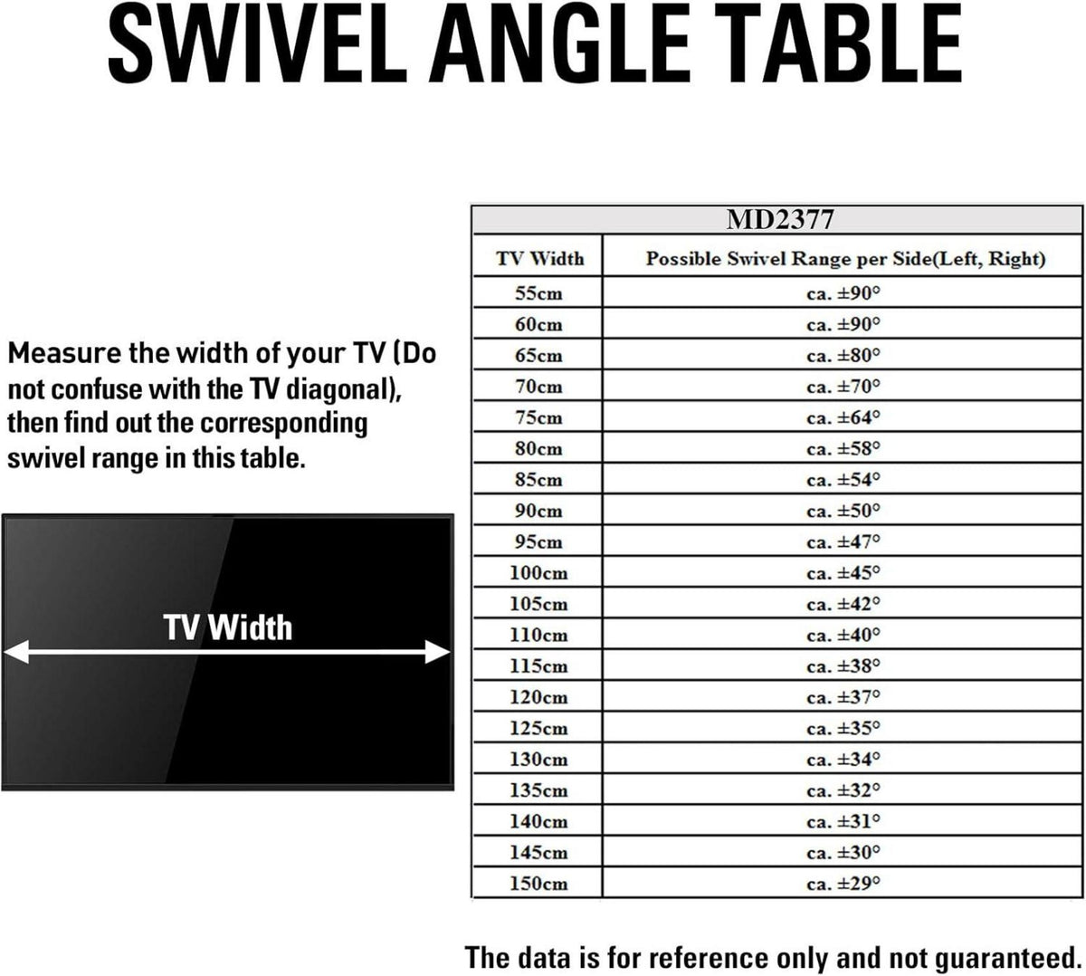 TV Wandhalterung Schwenkbar Neigbar für 26-60 Zoll Fernseher VESA 400x400mm