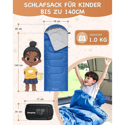 Deckenschlafsack Camping Schlafsack 3-4 Jahreszeiten