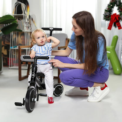 Kinder Dreirad Laufrad Verstellbarer Sitz abnehmbares Pedal