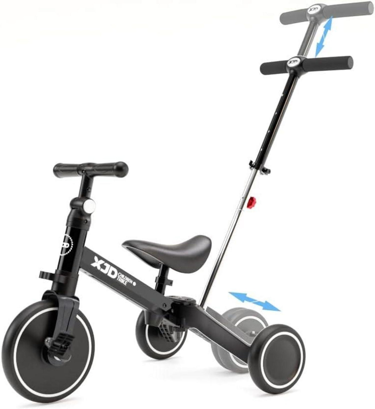 Dreirad Laufrad 4-in-1 Kinder Kinderdreirad Verstellbarer Sitz Pedal