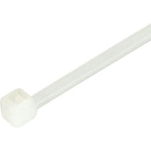 100 Kabelbinder 150mm, Weiß/Transparent, 18,2 kg Zugfestigkeit