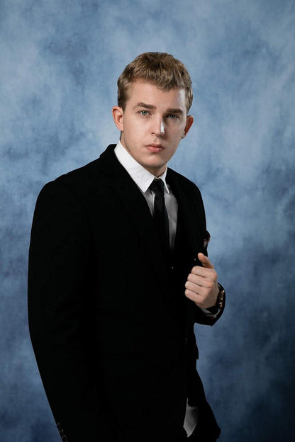 Blauer Fotografie Hintergrund 3x6m Mikrofaser Porträtstudio Baby Kinder Party