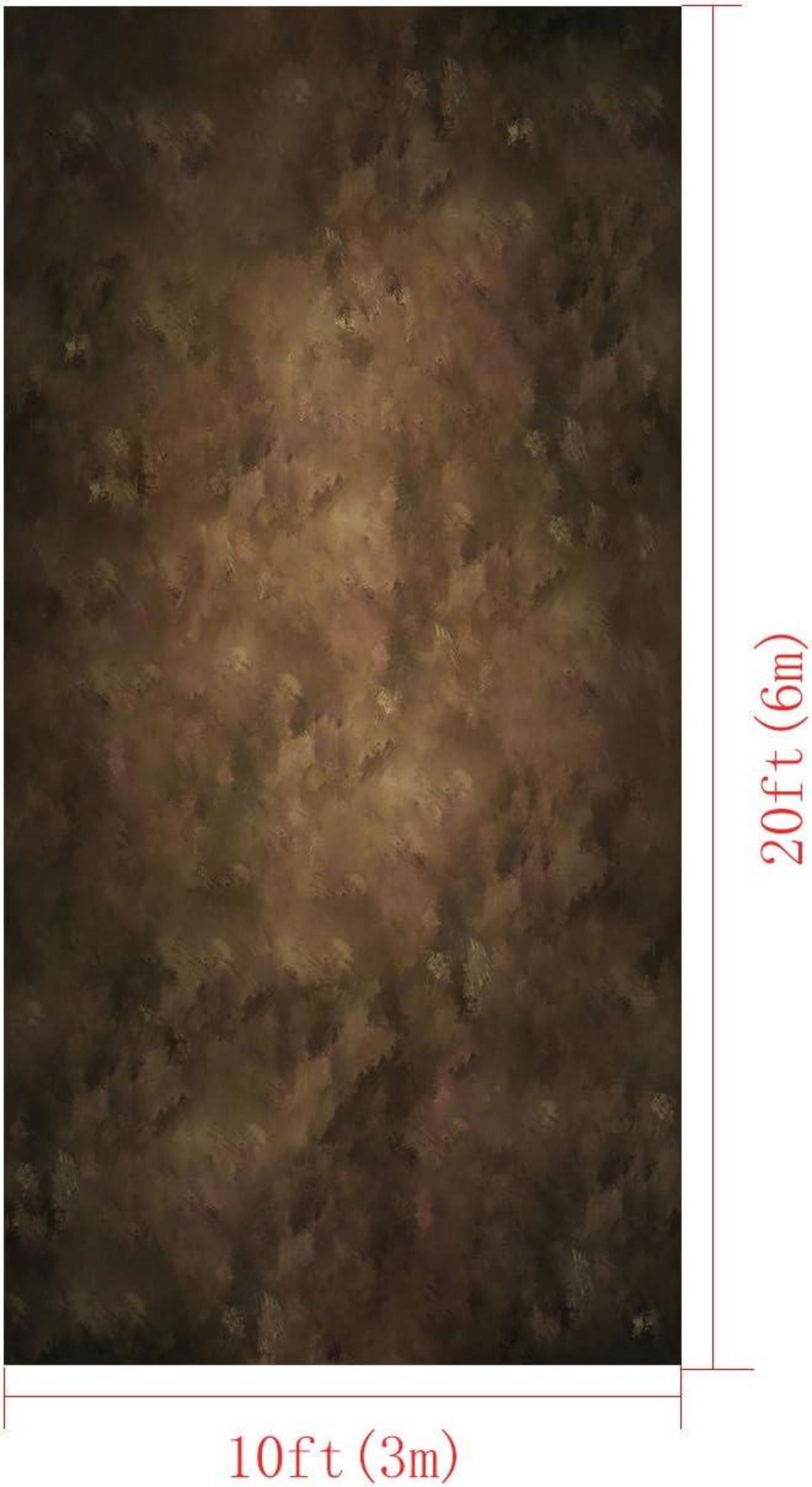 Kate Fotografie Hintergründe 3x6m Abstrakte Strukturierte Retro Brown