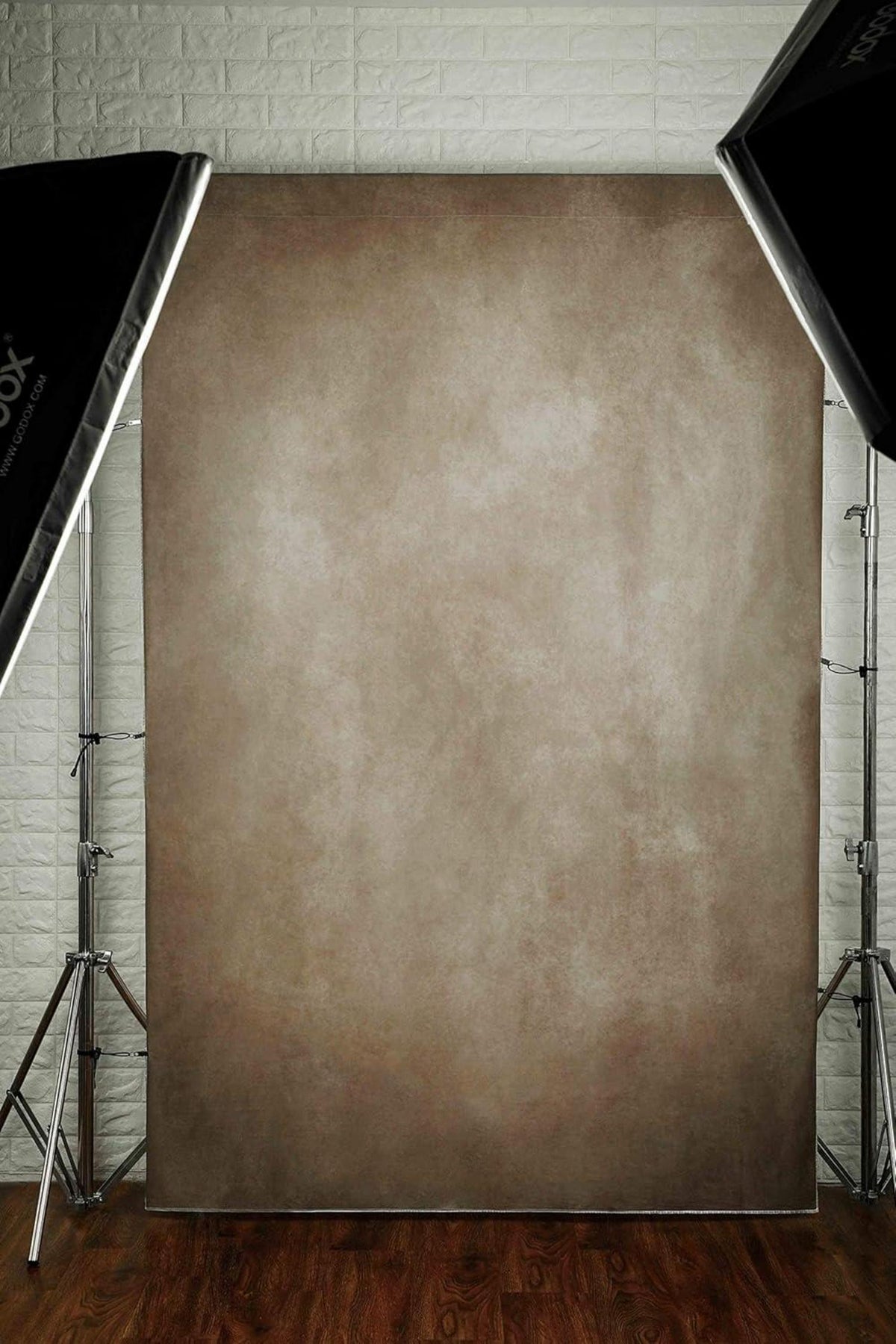 Kate 3x3m Mikrofaser Fotohintergrund Hellbraun für Portrait Baby Werbung
