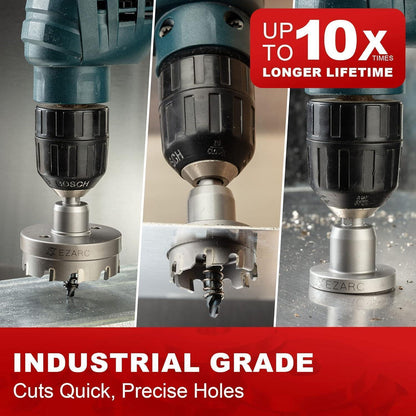 Hartmetall-Lochsäge 110mm für Edelstahl & Metall