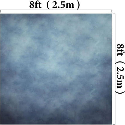 Blau Fotostudio Hintergrund Mikrofaser 2.5x2,5m Porträt Baby Abstrakte