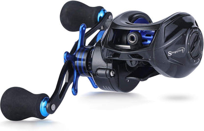 Baitcasting Angelrolle 7.0:1 Kohlefaser 9 + 1 Kugellager