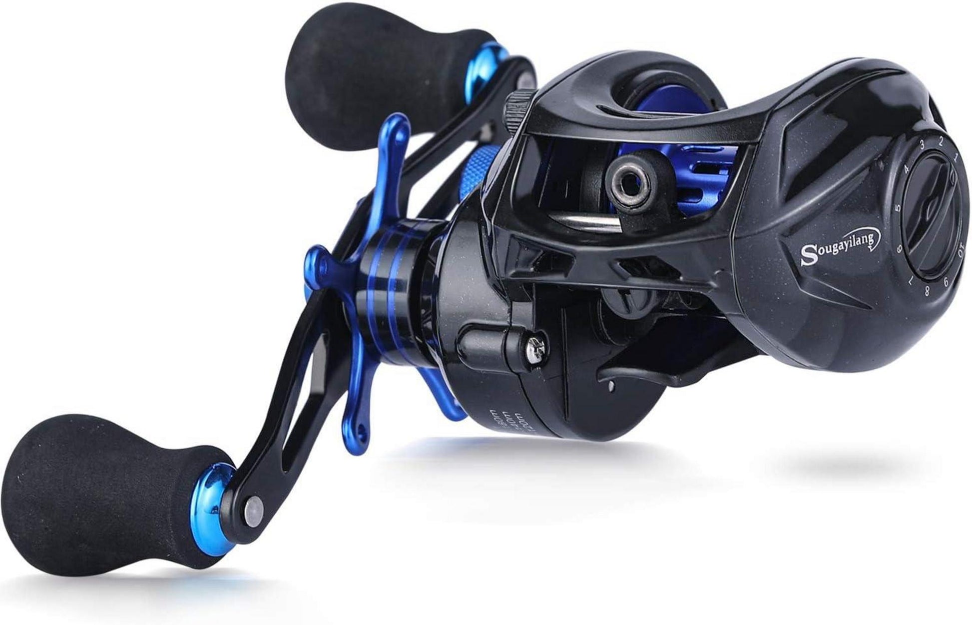 Sougayilang Baitcasting Angelrolle 7.0:1 Carbon Fiber Drag