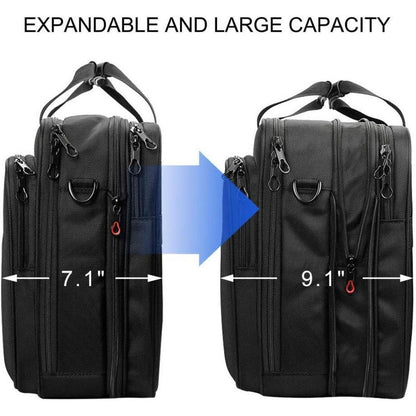 KROSER Laptop Tasche XXL 18.5 Zoll Wasserabweisend Schwarz