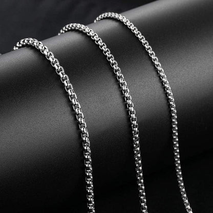 Edelstahl Seilkette 3mm 80cm für Damen und Herren