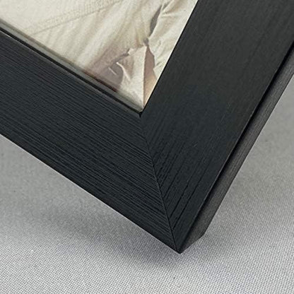 12er Bilderrahmen Set 13x18 cm Schwarz Fotorahmen Collage Wand