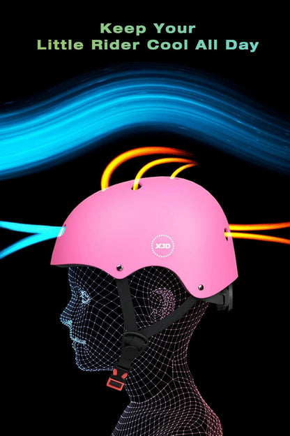 XJD Kinder Jugend Fahrradhelm Multisport CE-Zertifizierung 3-13 Jahre Rosa