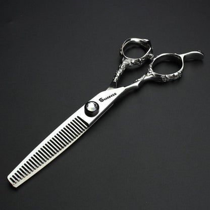 6-Zoll Linkshänder Friseurschere Set | 440C Stahl, Professionell