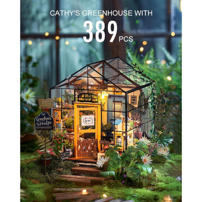 Rolife DIY Miniatur Gewächshaus Puppenhaus Bausatz für