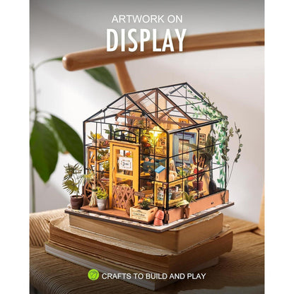 Rolife DIY Miniatur Gewächshaus Puppenhaus Bausatz für