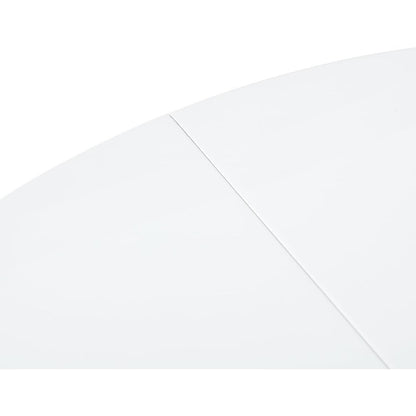 Runder Esstisch Weiß 80cm – Skandinavischer Küchentisch