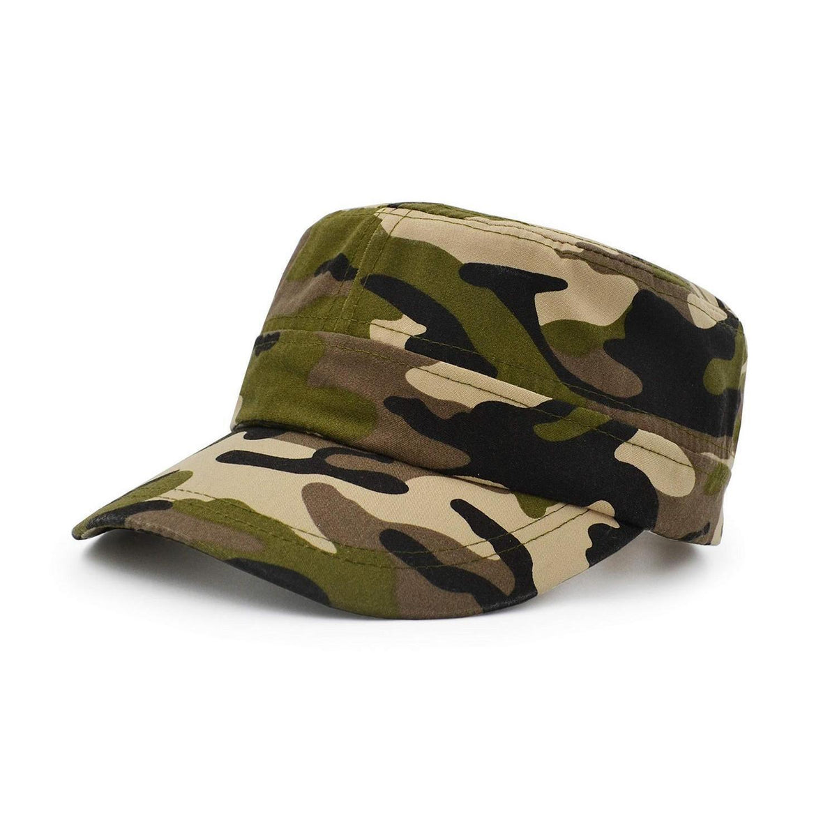 Flache Baseballmütze Braun – Atmungsaktive Baumwoll-Cap für Damen & Herren