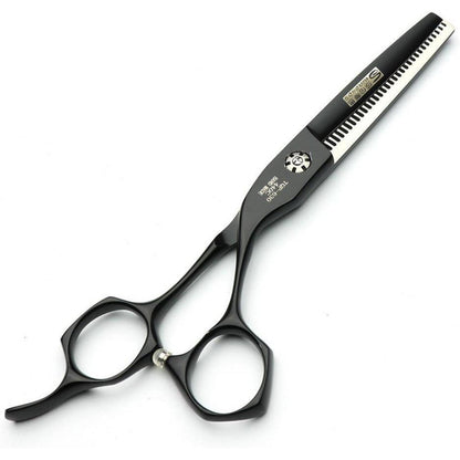 Professionelle Friseurschere 6 Zoll Edelstahl Schwarz