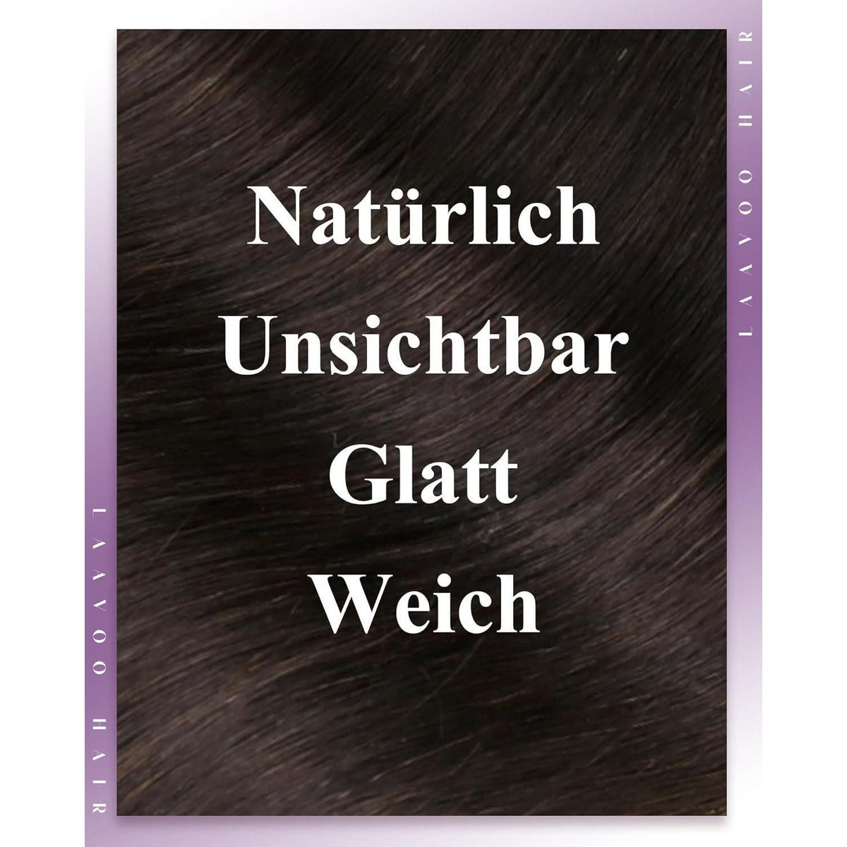 Echthaar Tressen mit Micro Rings – 12 Zoll, #2, 50g