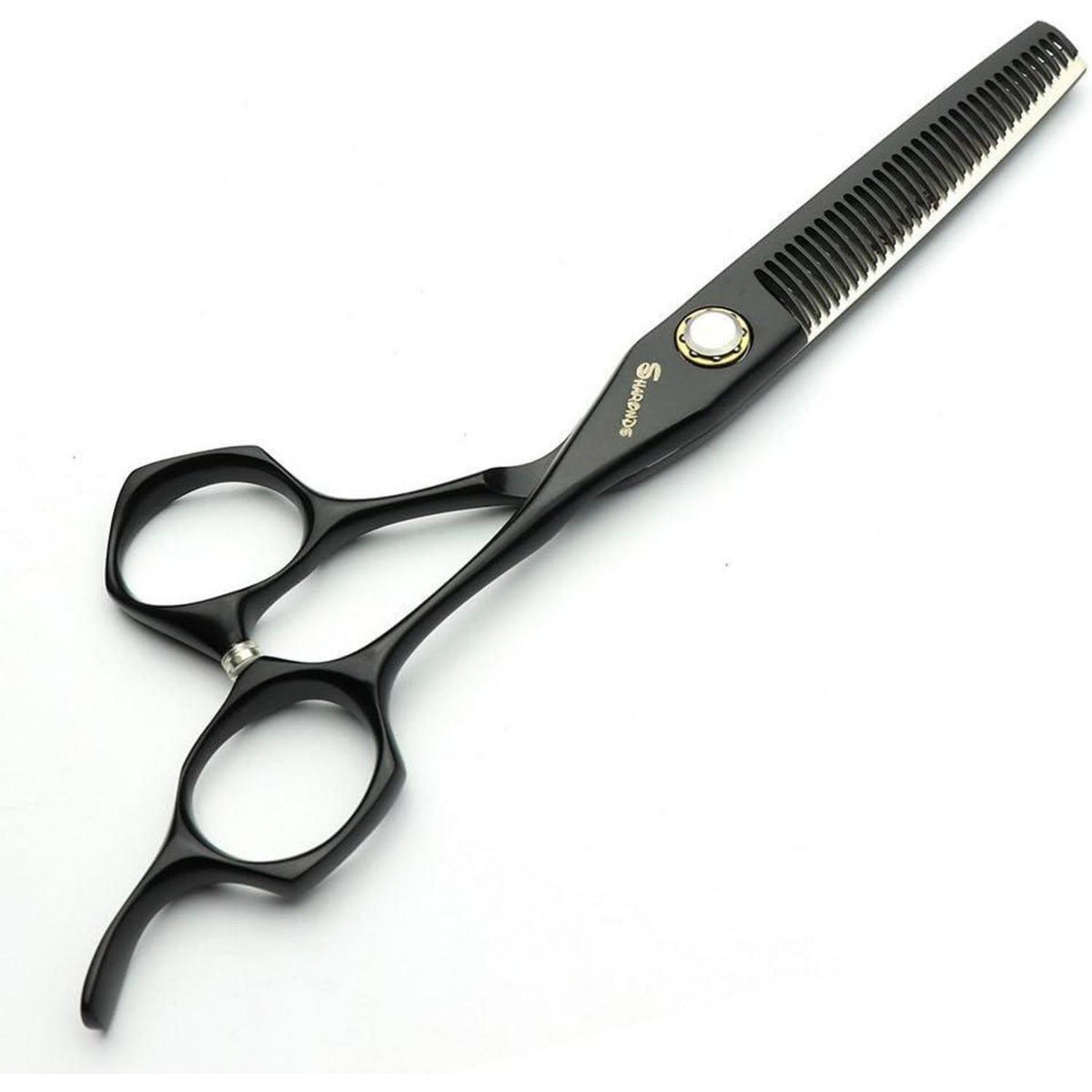 Professionelle Friseurschere Schwarz 6 Zoll dünn schneidend
