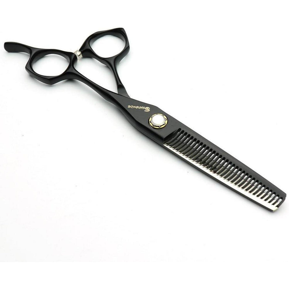 Professionelle Friseurschere Schwarz 6 Zoll dünn schneidend