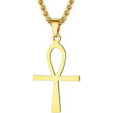U7 Ankh Kette Ägyptisches Zeichen Anhänger Halskette