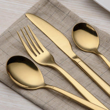 30-teiliges Titan vergoldetes Besteckset für 6 Personen
